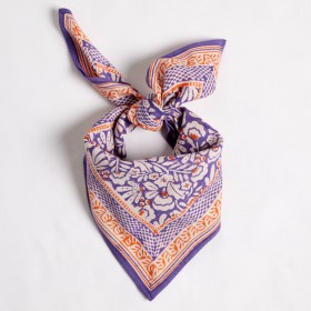 Foulard Indien Enfant - Iris Violine