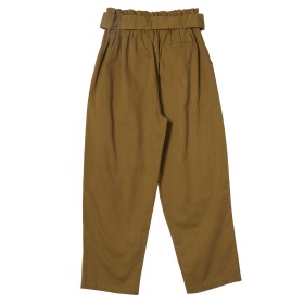 Pure cotton girl trousers Olive