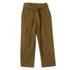 Pure cotton girl trousers Olive