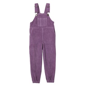 Velvet girl dungarees Violine