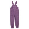 Velvet girl dungarees Violine