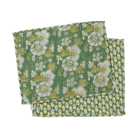 copy of Set of 2 Table Mats Meera Blue green