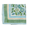 copy of Table Cloth Poppies Blue Green