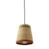 copy of Bohemian braided hanging lamp in sea rush