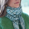 Foulard Indien - Isha Blue Green