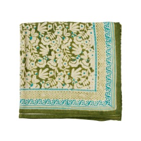 Foulard Indien - Iris Feuille