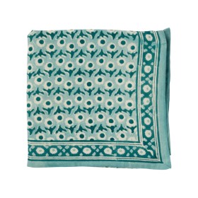 Foulard Indien - Isha Blue Green