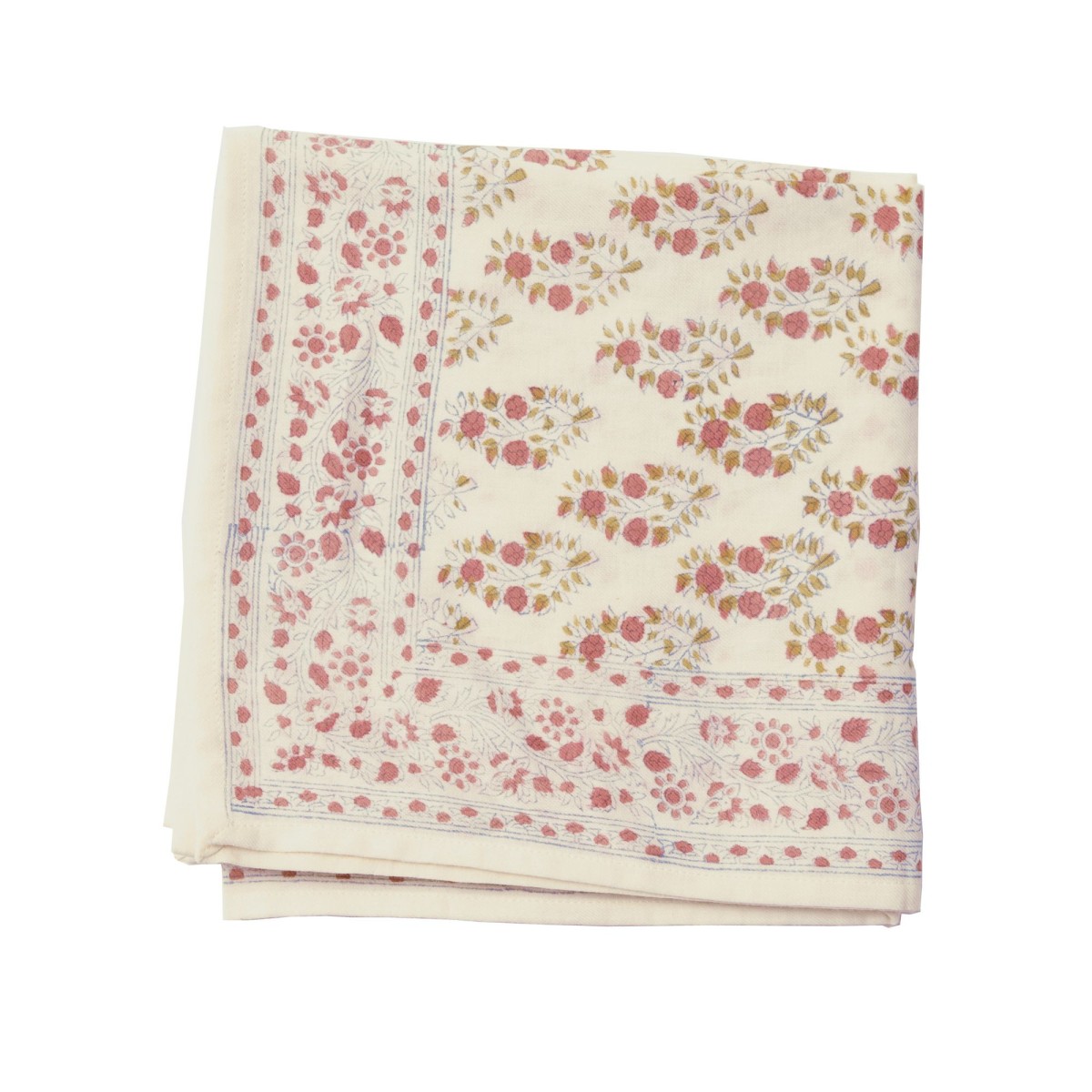 SCARF WITH « INDIEN » FLOWERS PRINT PRIMROSE