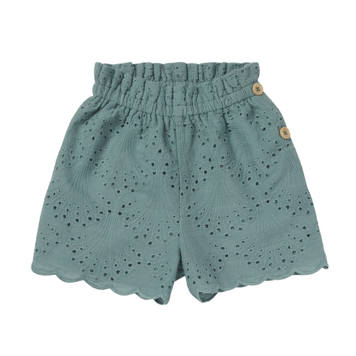 Blue Green Camelia Short