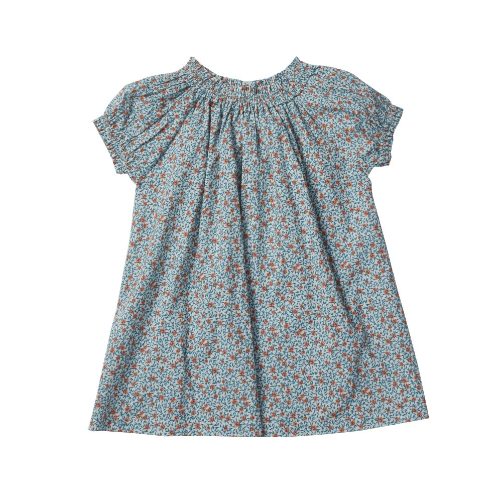 Robe Pensee flowers Blue