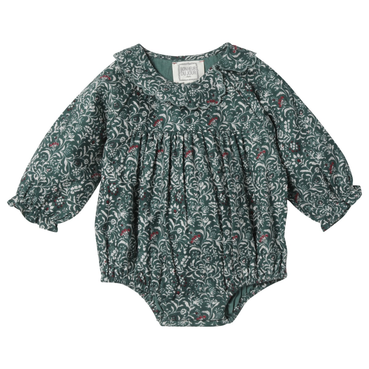 Baby Overall printed with flowers “bohemian” Luna