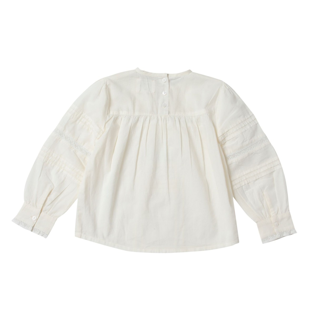 Refined vintage pleated blouse VICTORIA