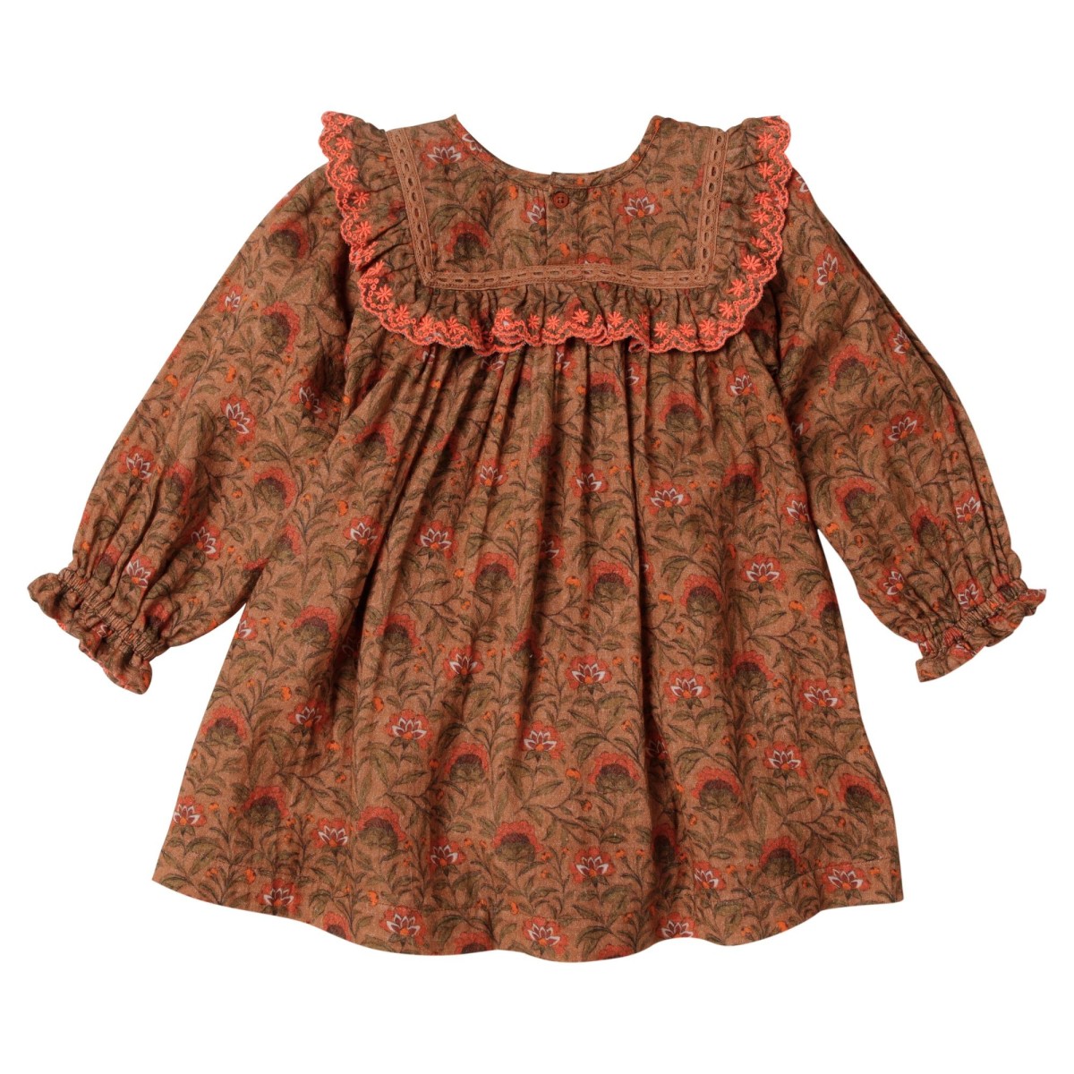 Floral dress Nori flowers bois de rose