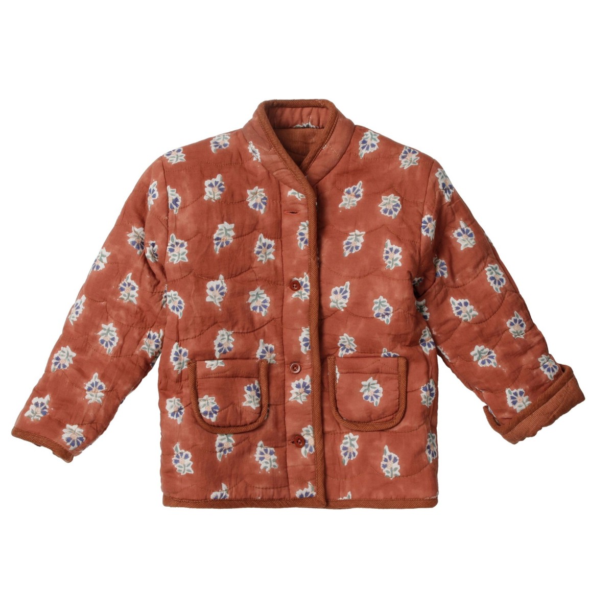 Print flowers reversible jacket ELSA