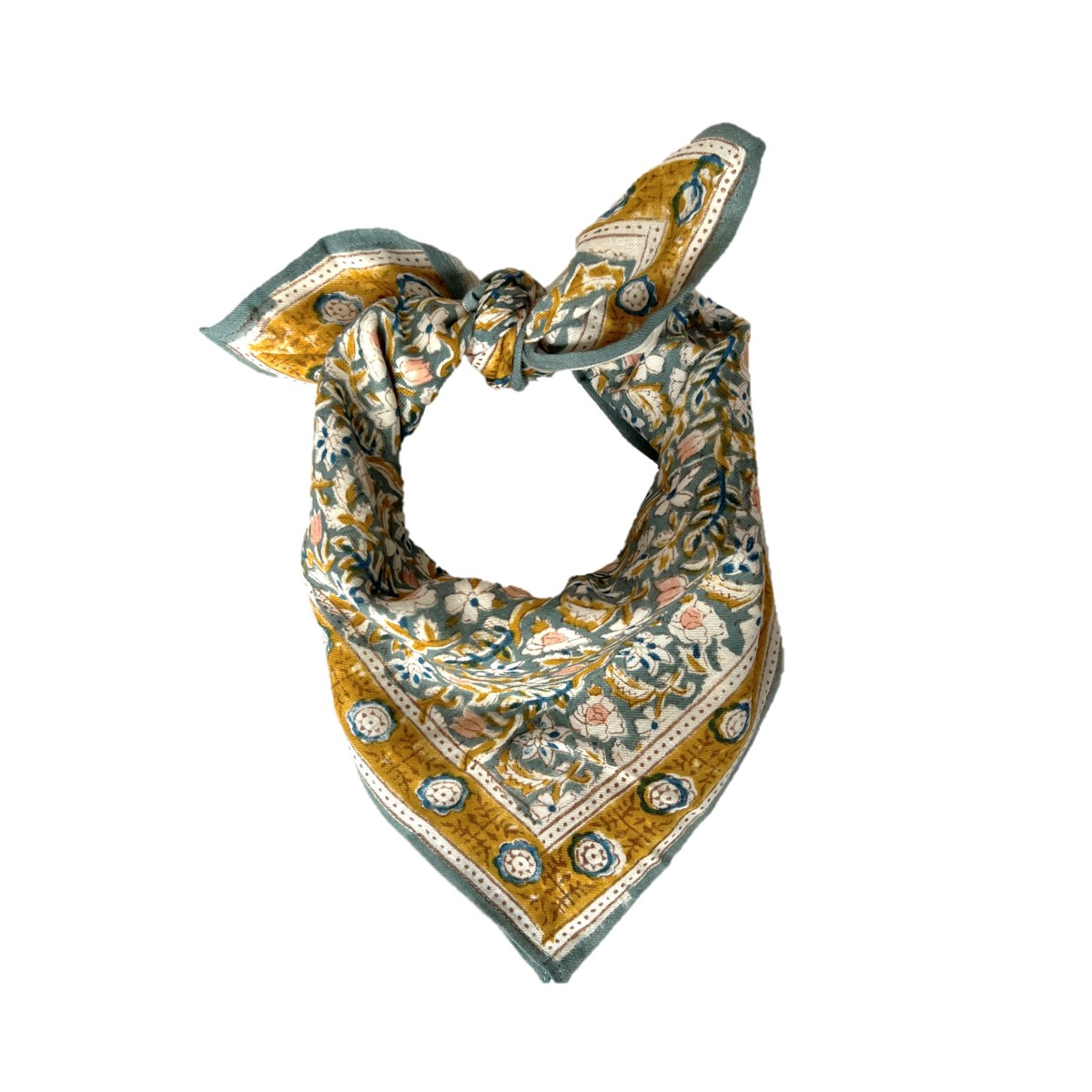 Foulard Absynthe vert de gris enfant