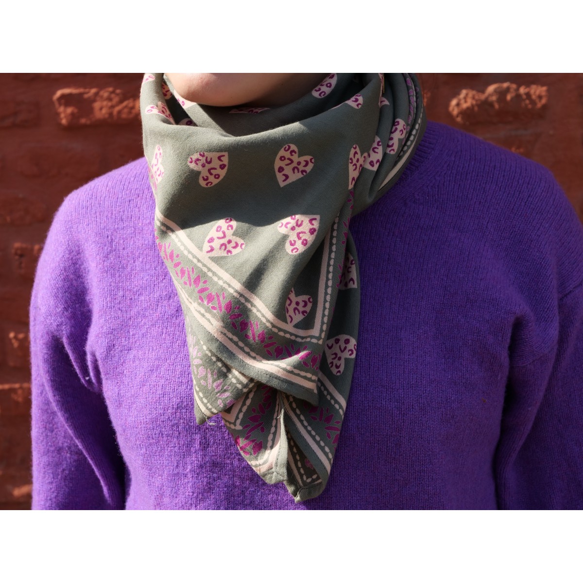 Foulard Coeur Sauvage Adulte