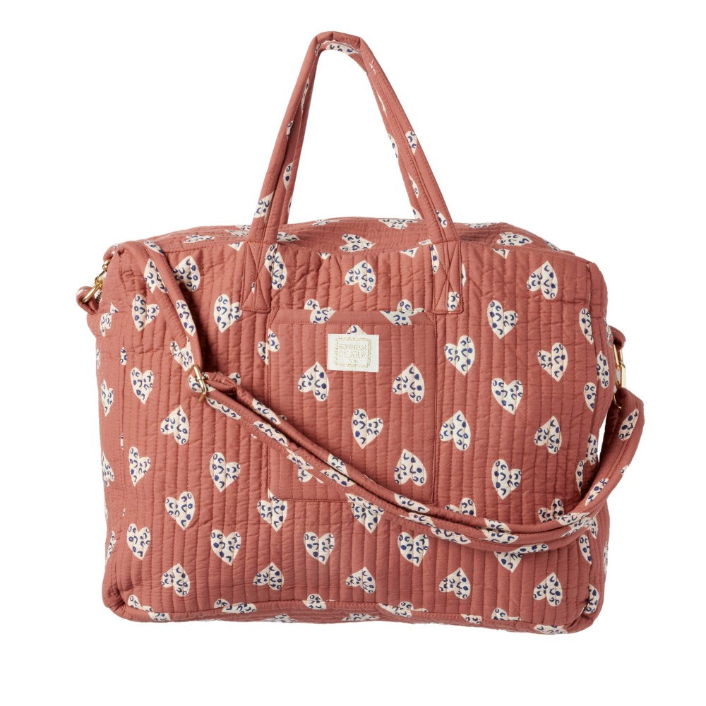 Cabas Bag Coeur Sauvage Terracotta Bonheur du Jour